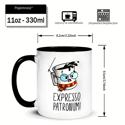 Kubek ceramiczny Expresso Patronum Kubek ceramiczny Expresso Patronum