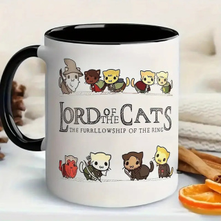 Kubek "Lord of The Cats: The Furrllowship of The Ring"