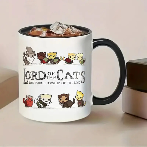 Kubek "Lord of The Cats: The Furrllowship of The Ring" Kubek "Lord of The Cats: The Furrllowship of The Ring"
